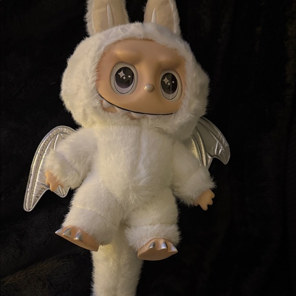 Adorable White and Silver Plush Toy - Picture 1 of 2